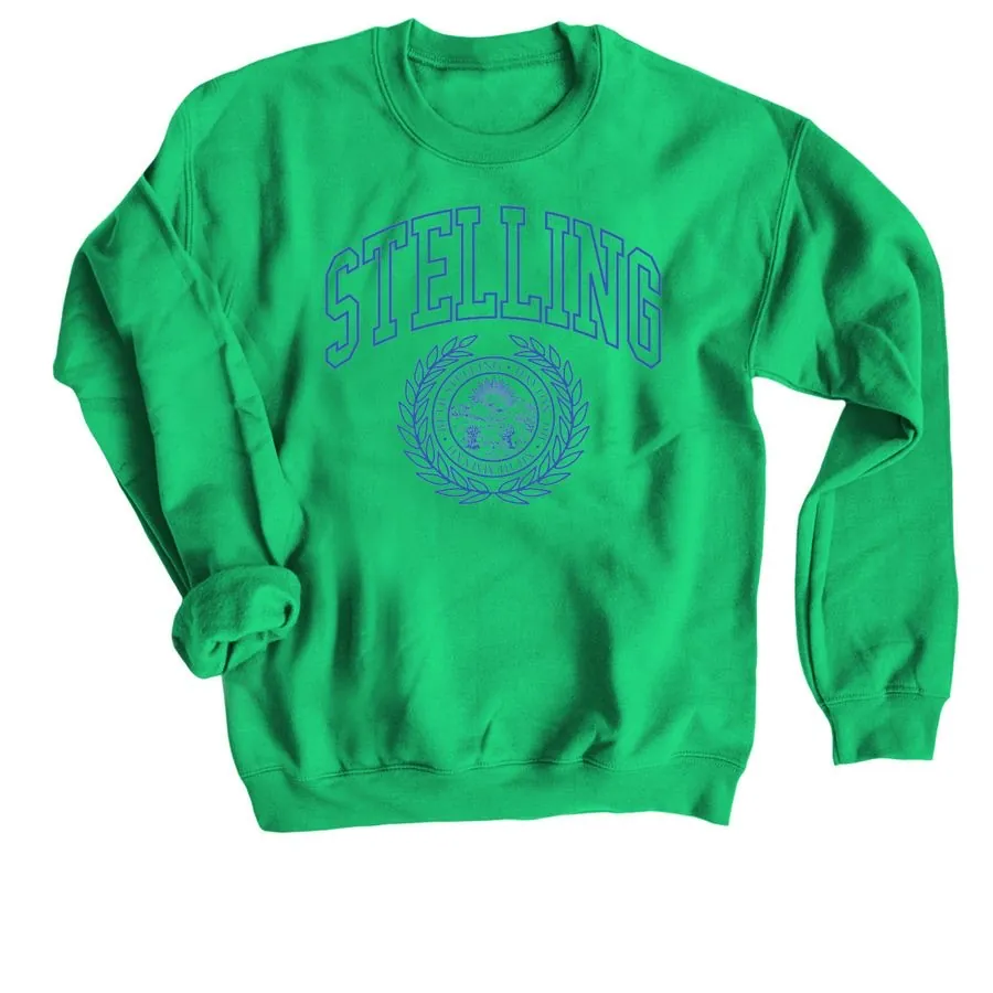 Crewneck sweatshirt with the Stelling emblem